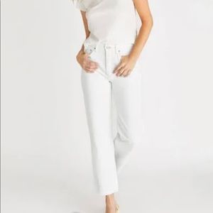 High-rise Bullhead vintage capri jeans